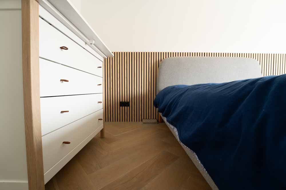 Serene slaapkamer met maatwerk