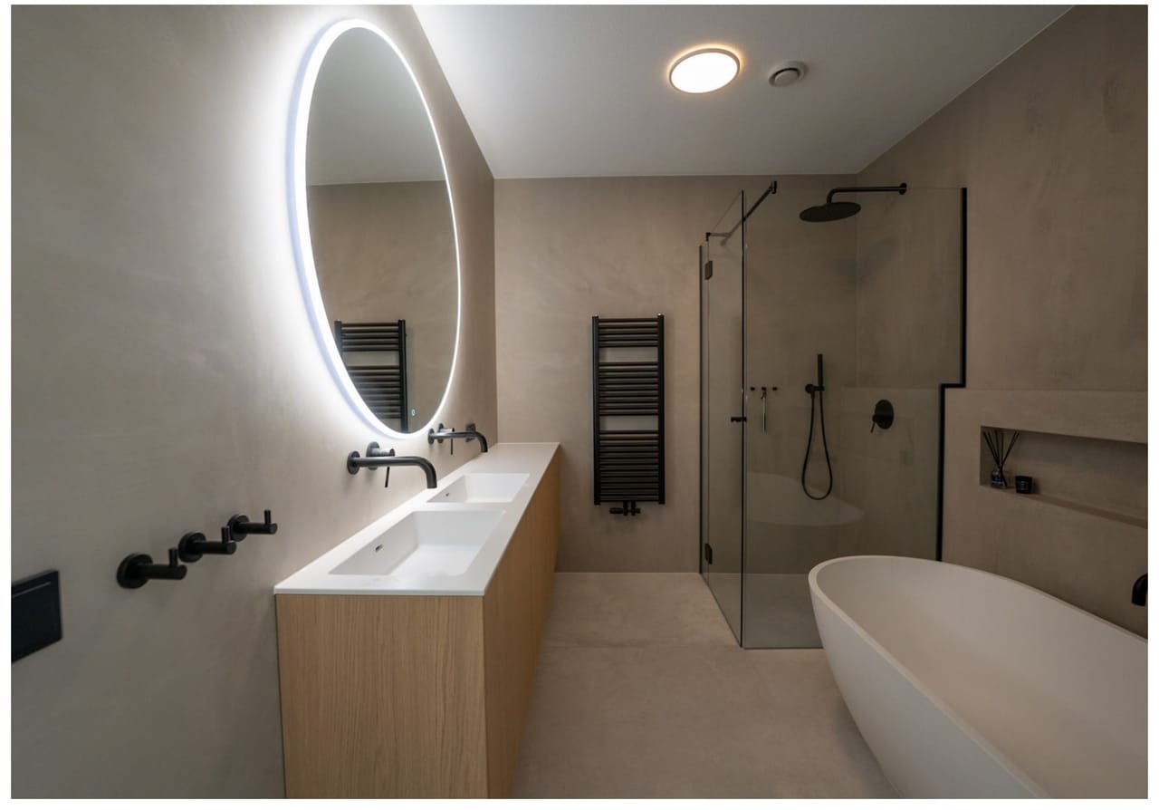 Badkamer na de renovatie