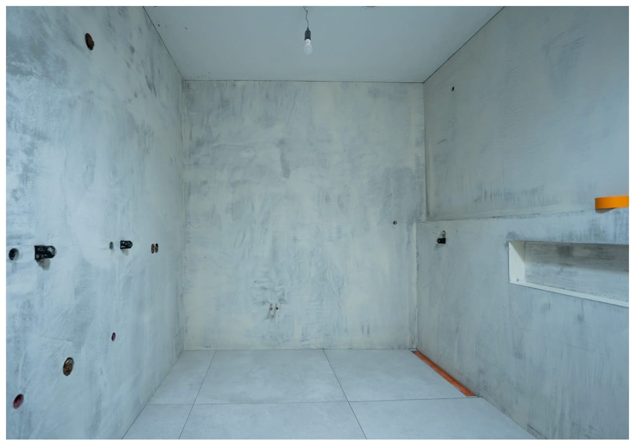 Badkamer voor de renovatie