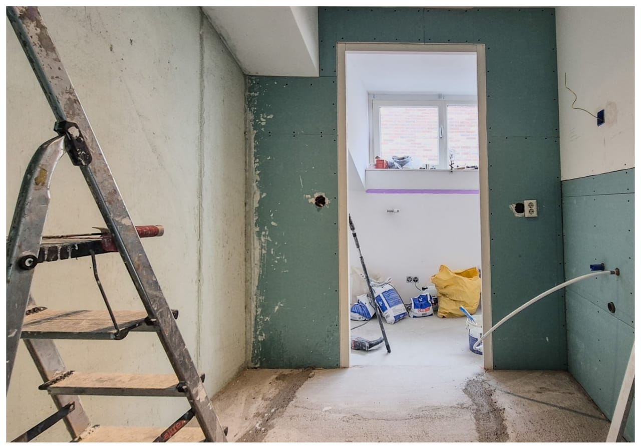 Badkamer voor de renovatie