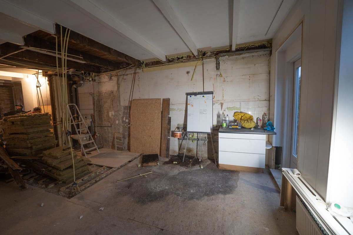 Voor de renovatie