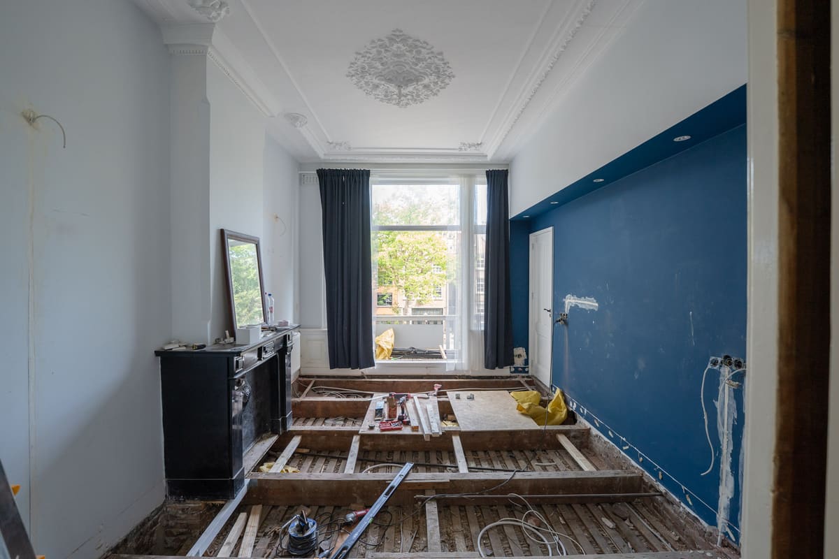 Voor de renovatie